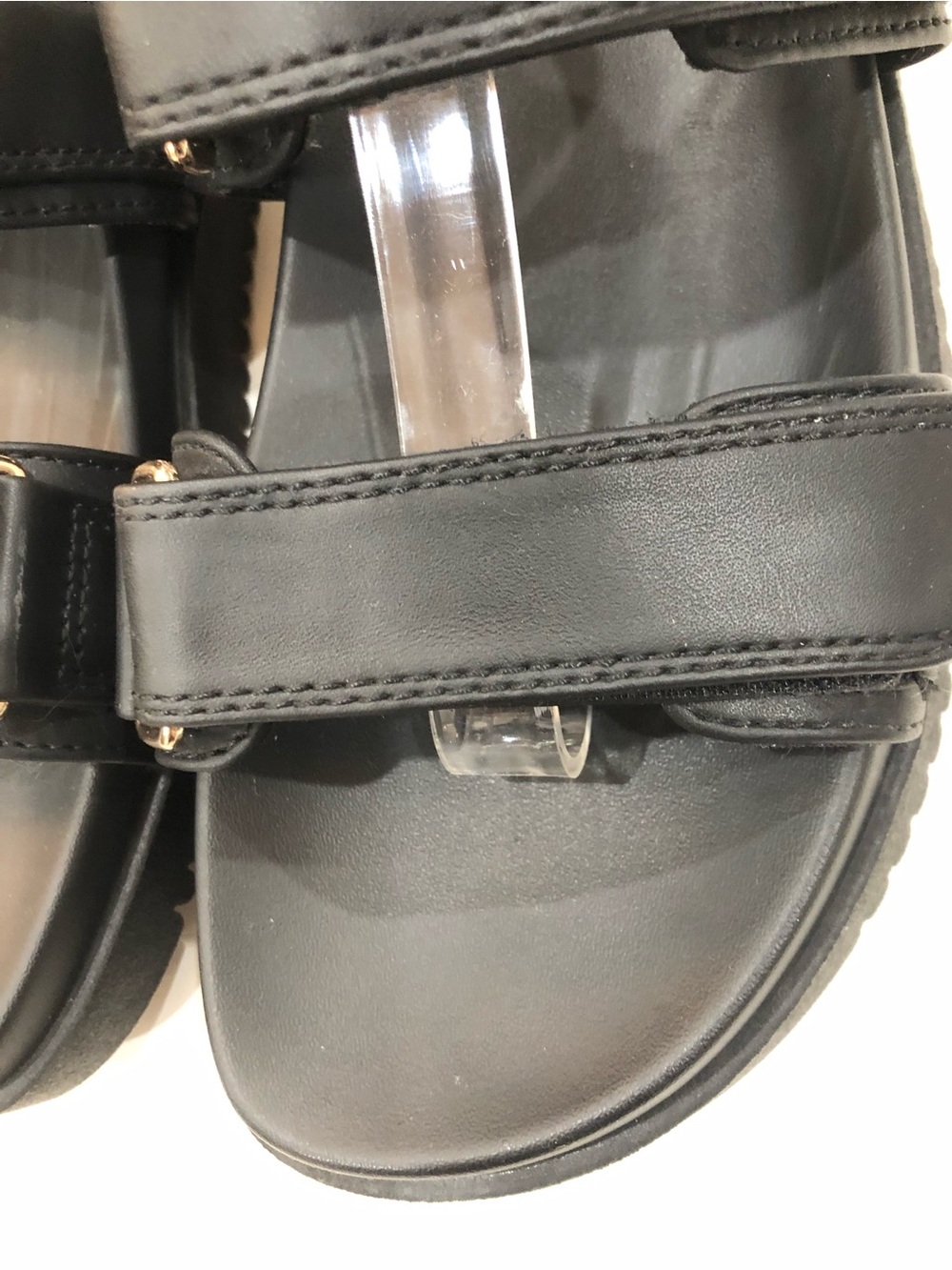 Black Buckle Sandals - Picture 2 of 10